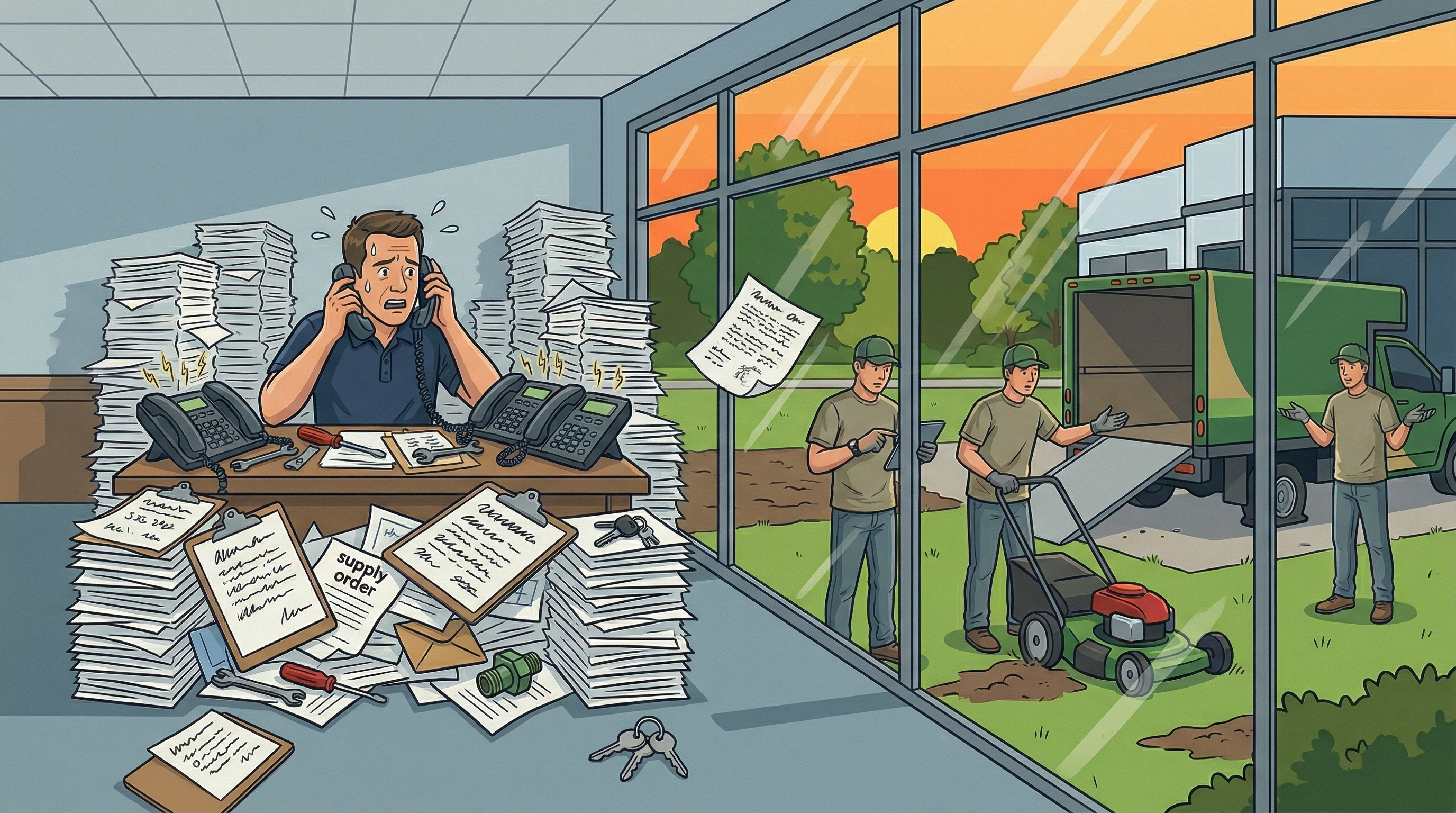 How Landscaping Owners Accidentally Build Jobs Instead of Businesses