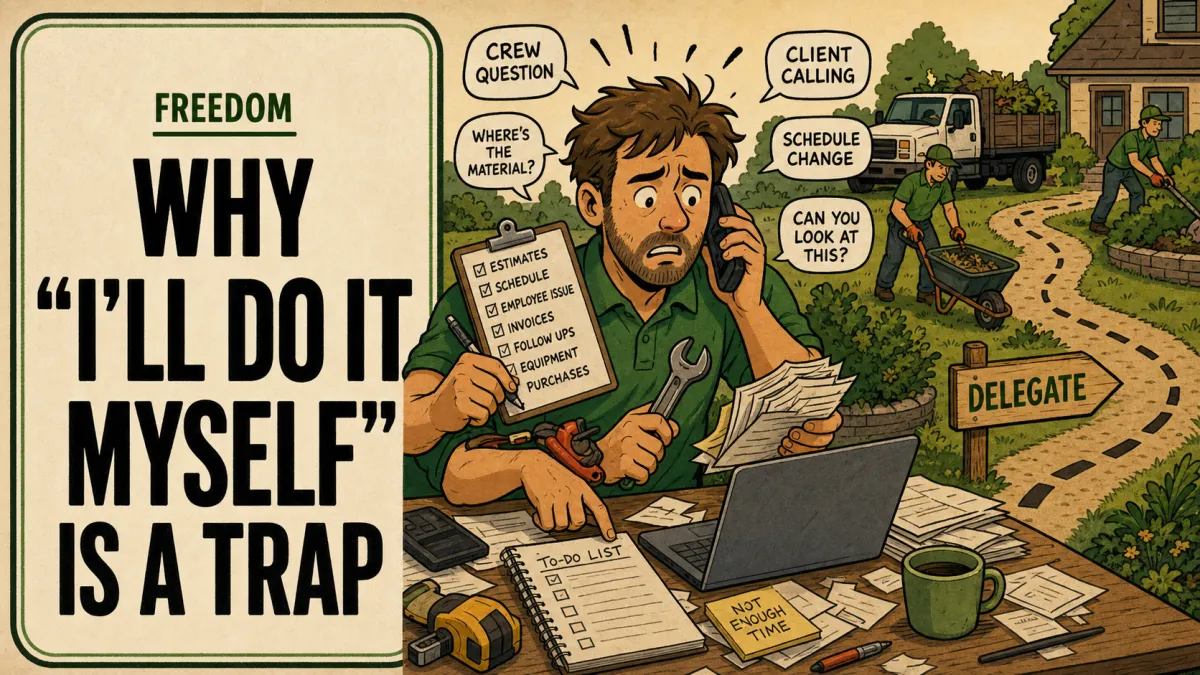 Why "I'll Do It Myself" Is a Trap