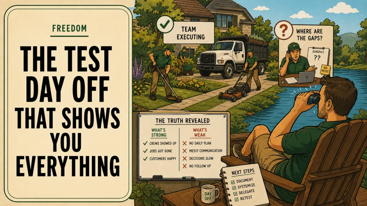 The Test Day Off That Shows You Everything