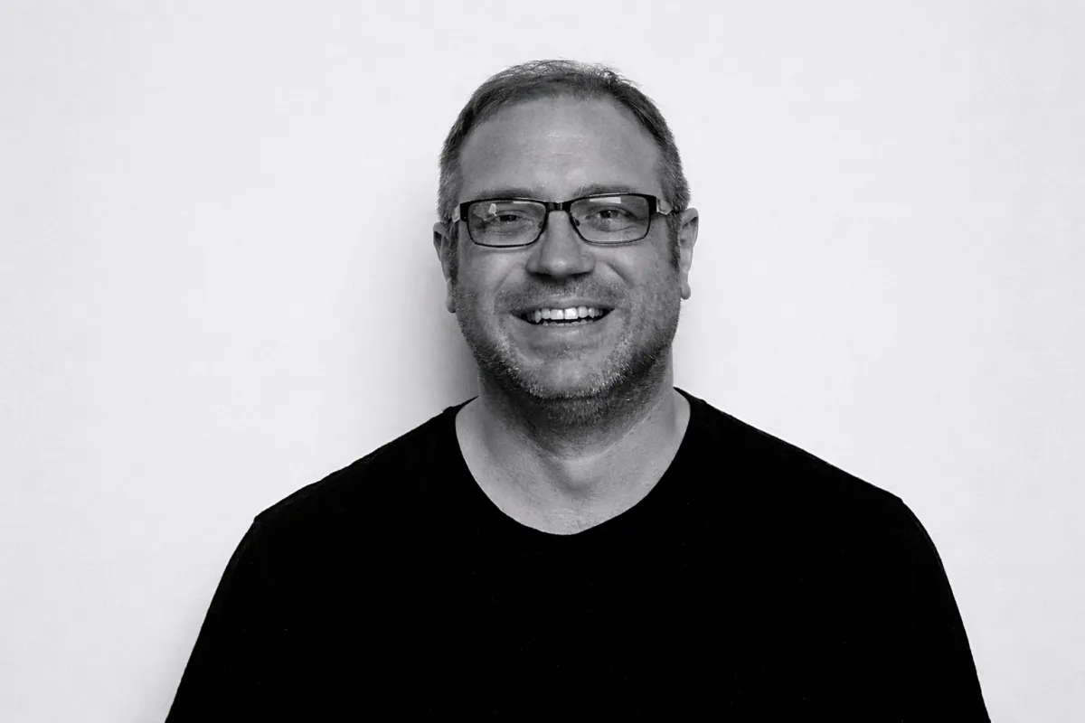 Portrait of Kev, drum instructor