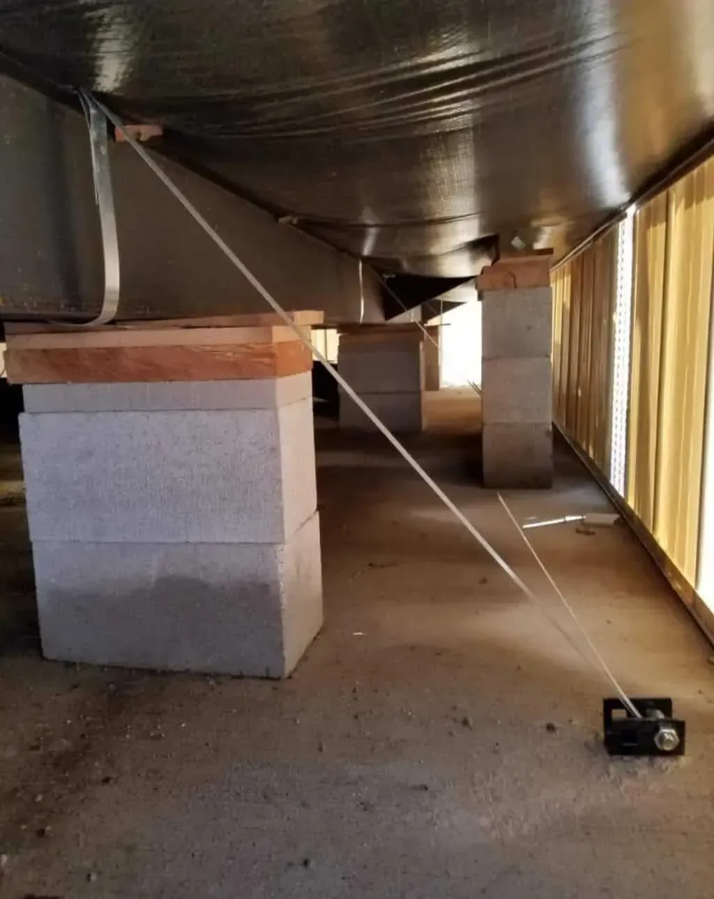 mobile home tie-downs Zephyrhills