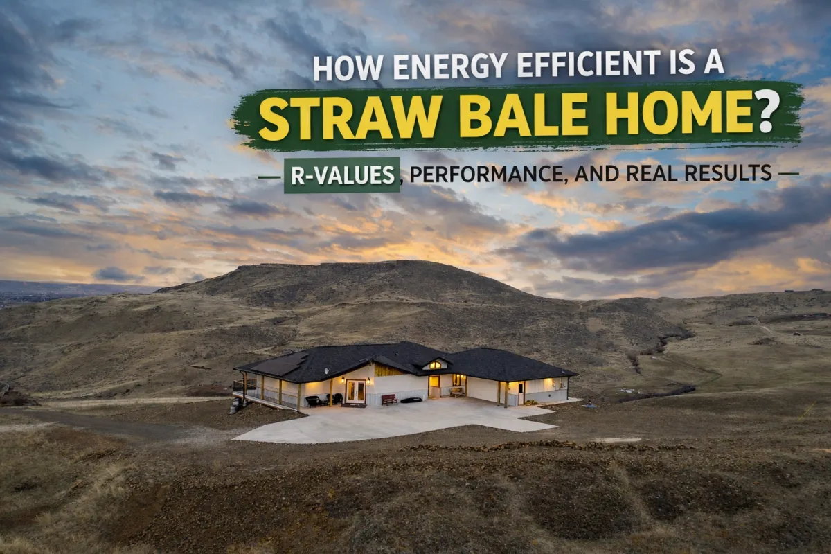 How Energy Efficient Is a Straw Bale Home? R-Values, Performance, and Real Results