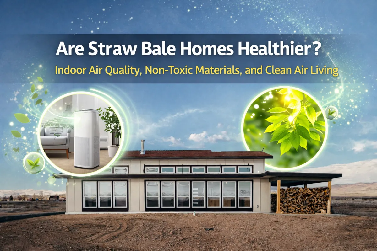 Are Straw Bale Homes Healthier? Indoor Air Quality, Non-Toxic Materials, and Clean Air Living