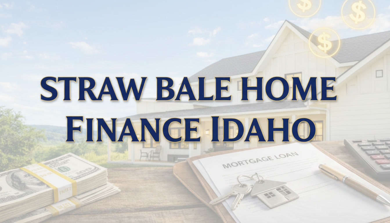 STRAW BALE HOME FINANCE IDAHO
