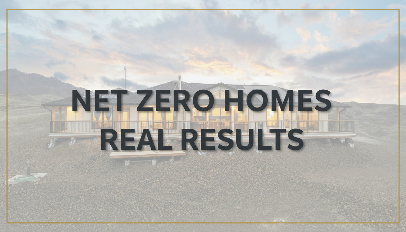NET ZERO HOMES REAL RESULTS