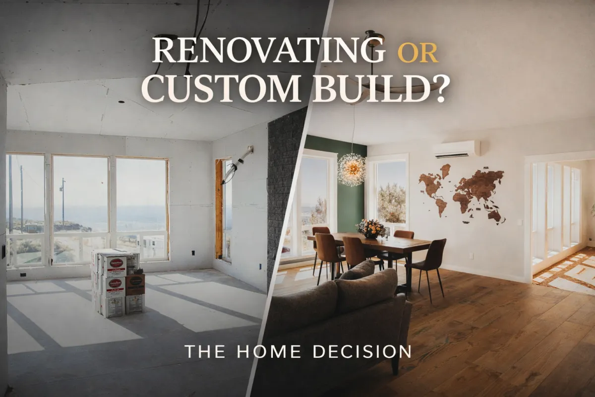 RENOVATING HOME CUSTOM BUILD DECISION