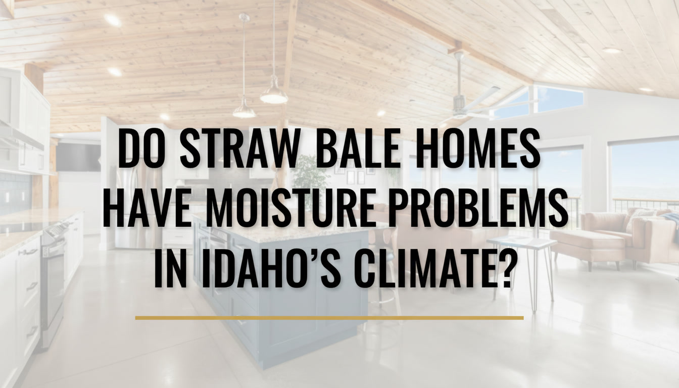 Do Straw Bale Homes Have Moisture Problems in Idaho’s Climate?