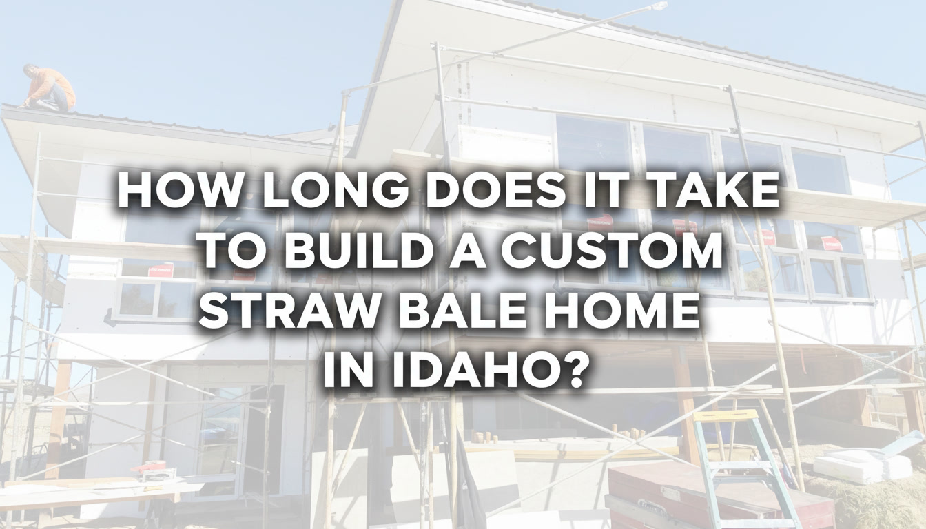 How Long Does It Take to Build a Custom Straw Bale Home in Idaho?