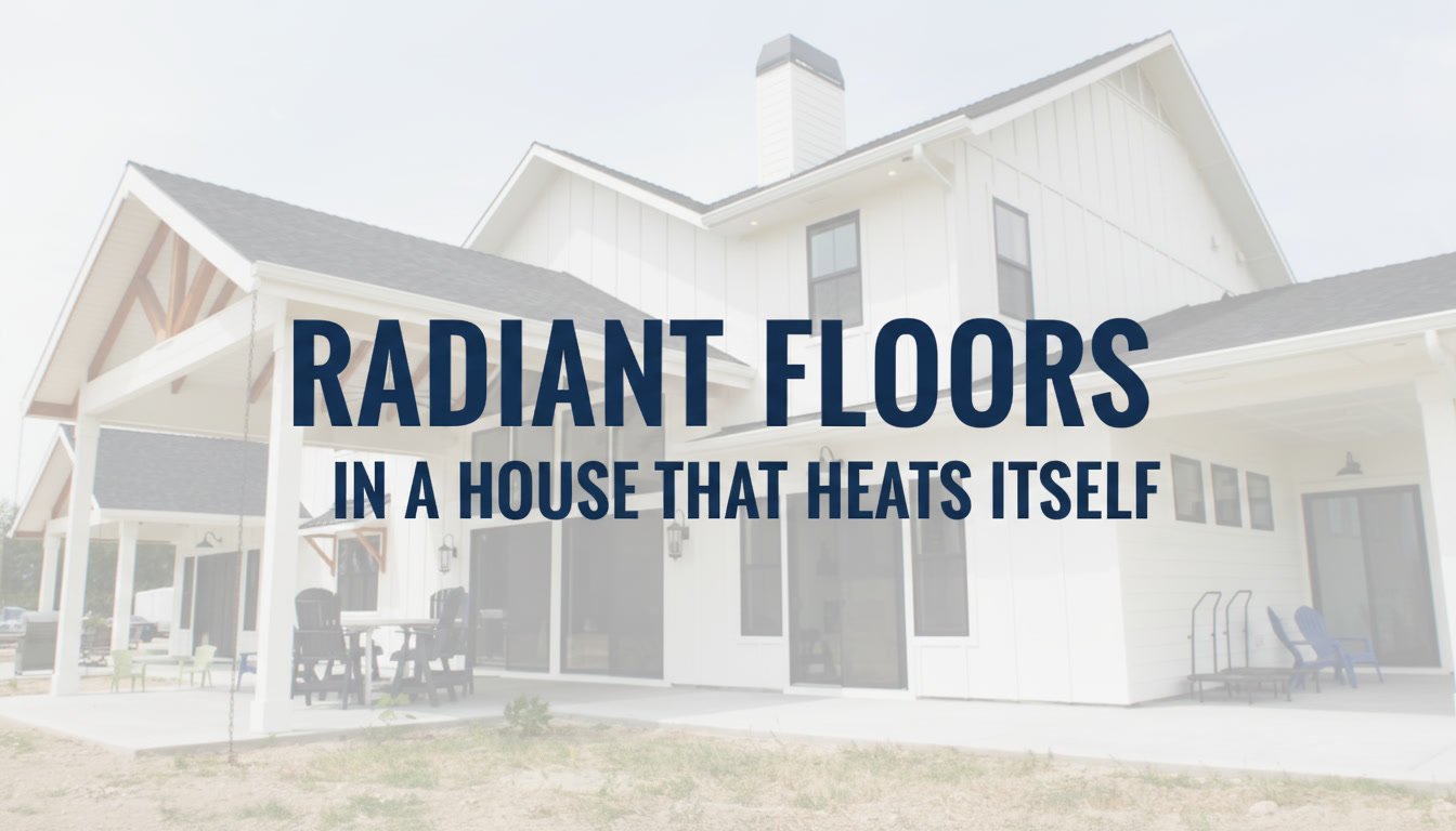 Radiant Floors in a House That Heats Itself