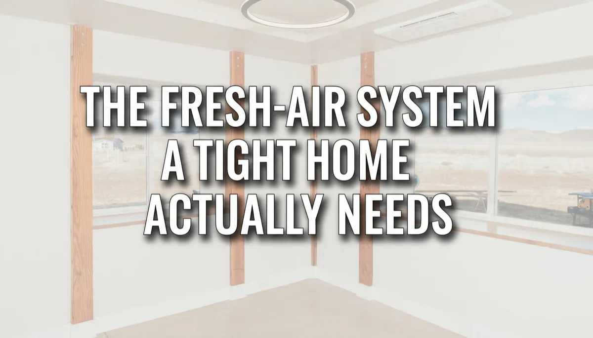 The Fresh-Air System a Tight Home Actually Needs