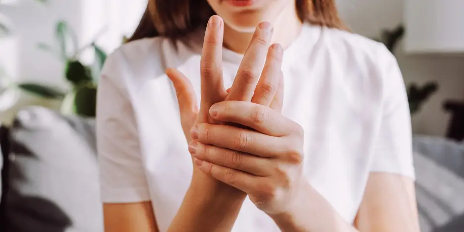 Person managing peripheral neuropathy symptoms while maintaining everyday movement and function