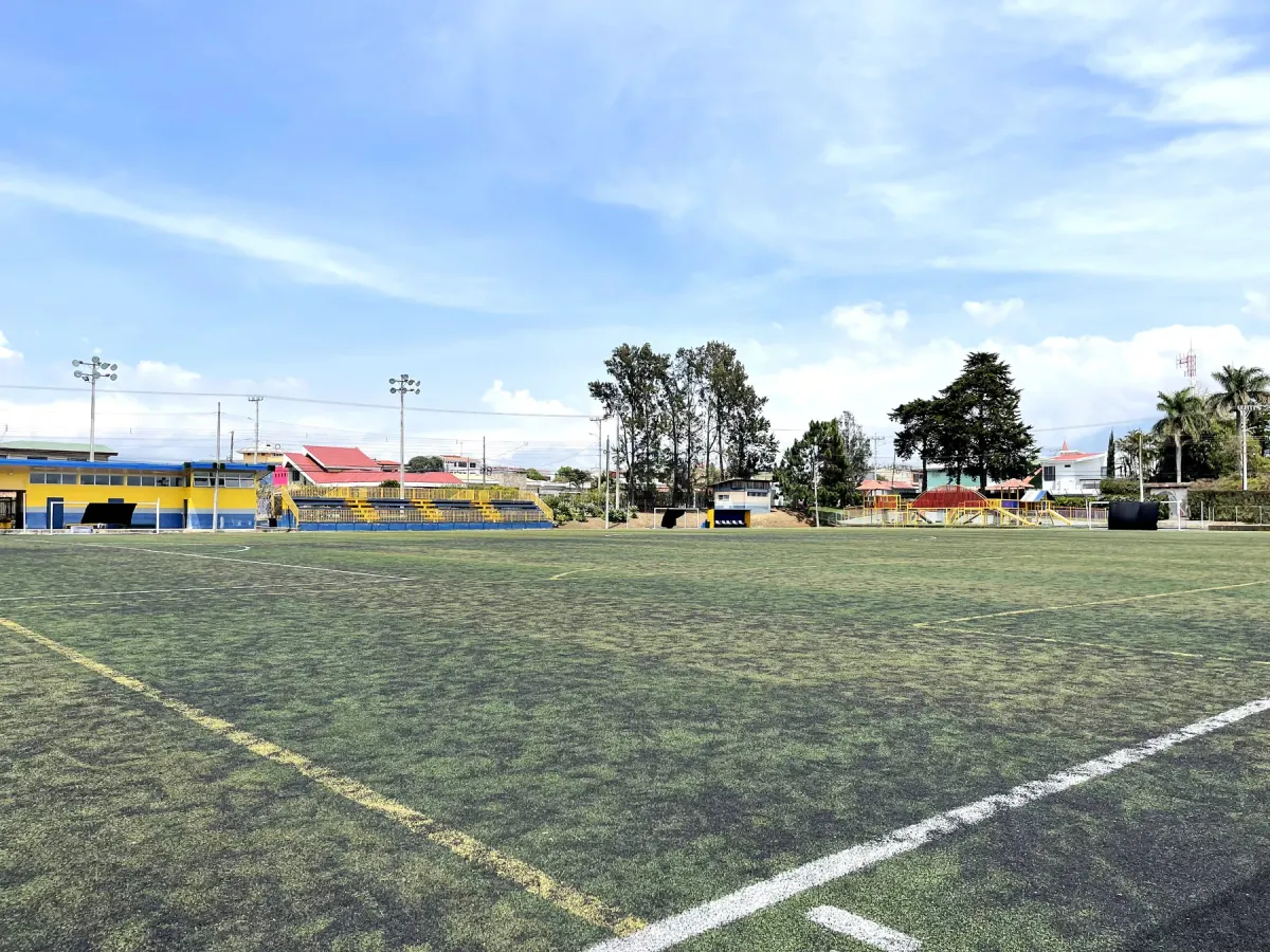 Cancha de fútbol sintética