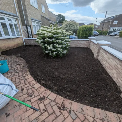 Garden landscaping and fencing project by IA Property Solutions in Bournemouth