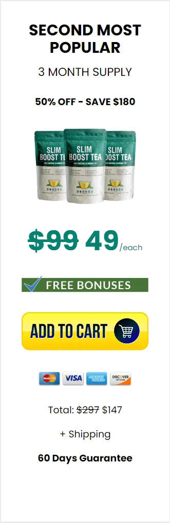 Buy Slim Boost Tea 3 Bottles