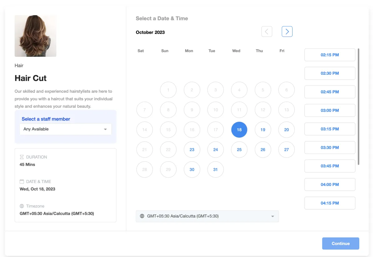 Calendar Integration