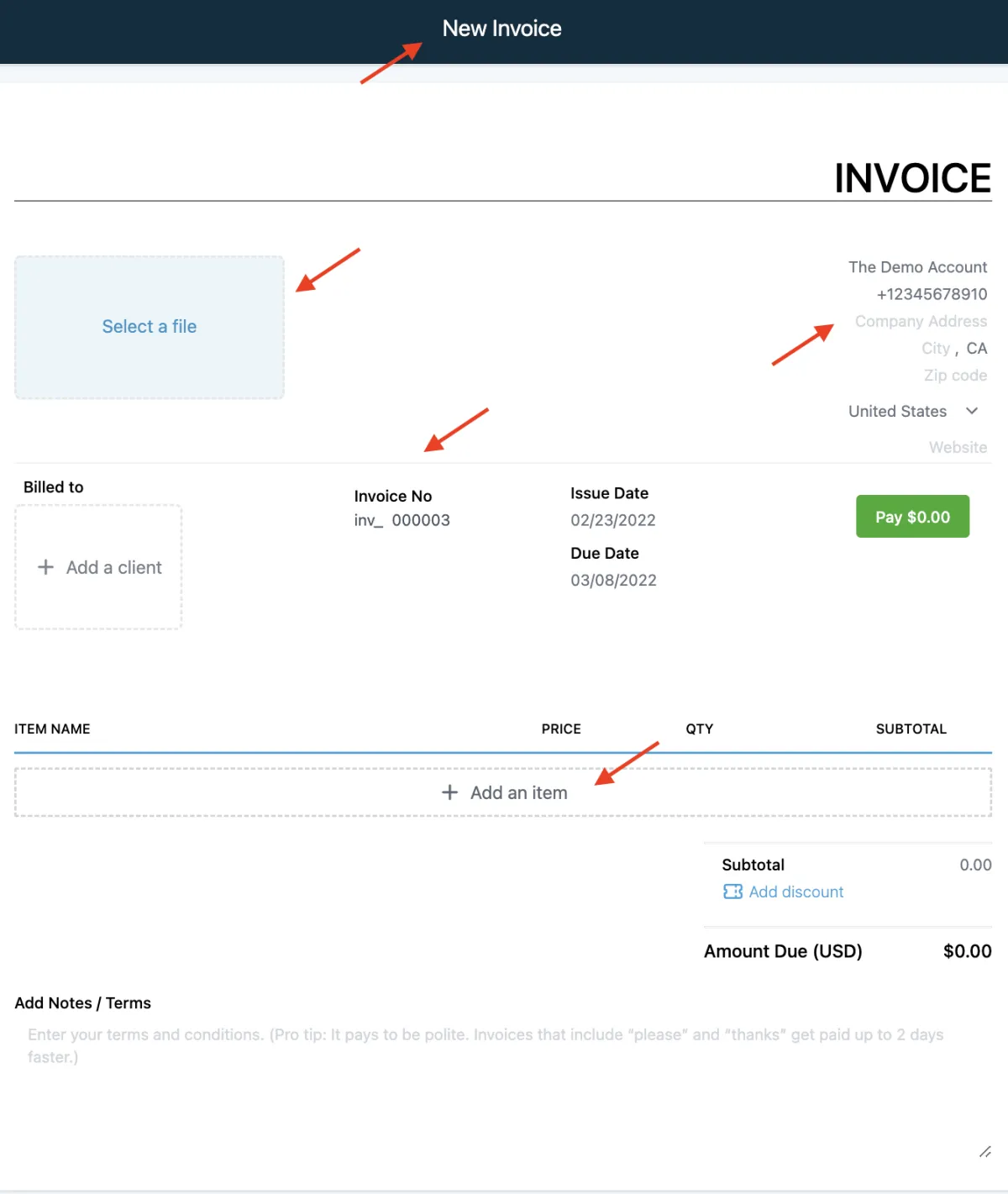 Automatically Generate Invoices