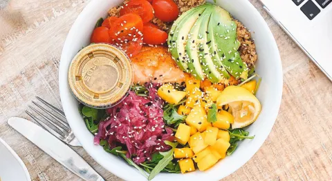 Vegetarian food bowl