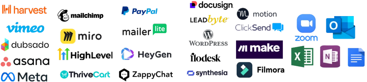 business systems and software tools used to support small business operations