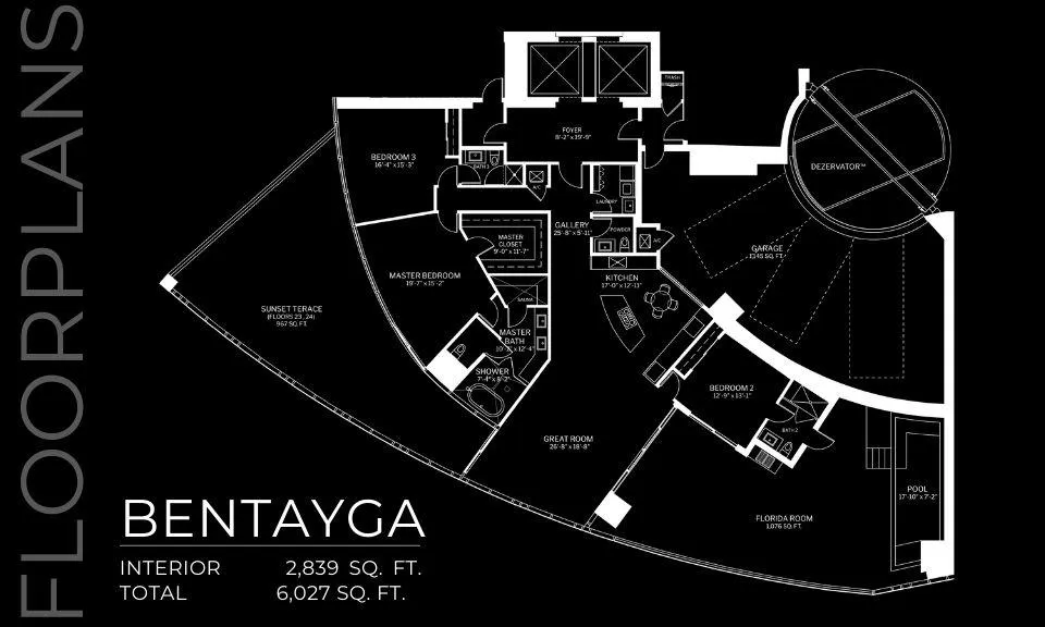 Bentley Residences Floor Plans - Bentayga