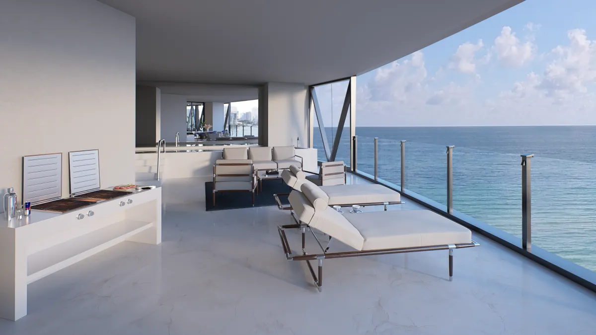 Open Seaview Relaxing Balcony