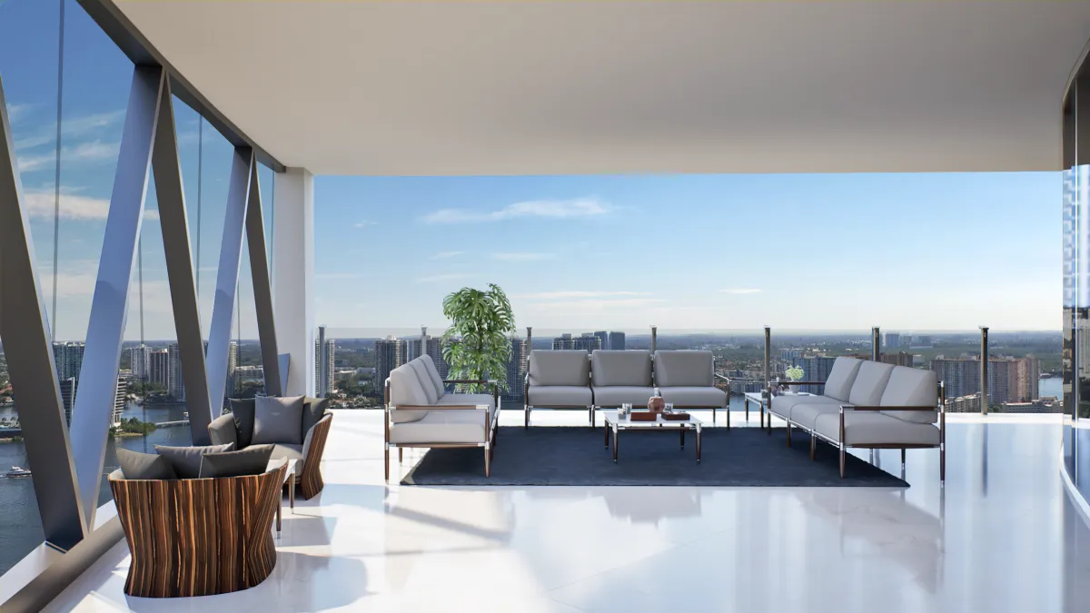 Luxury Penthouse Balcony