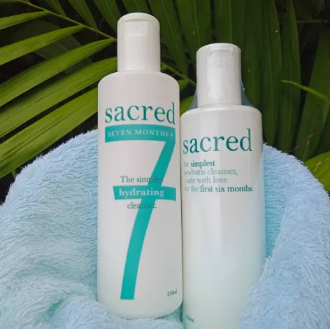 Sacred Baby Cleanser Review: Sacred Six Months & Sacred 7+