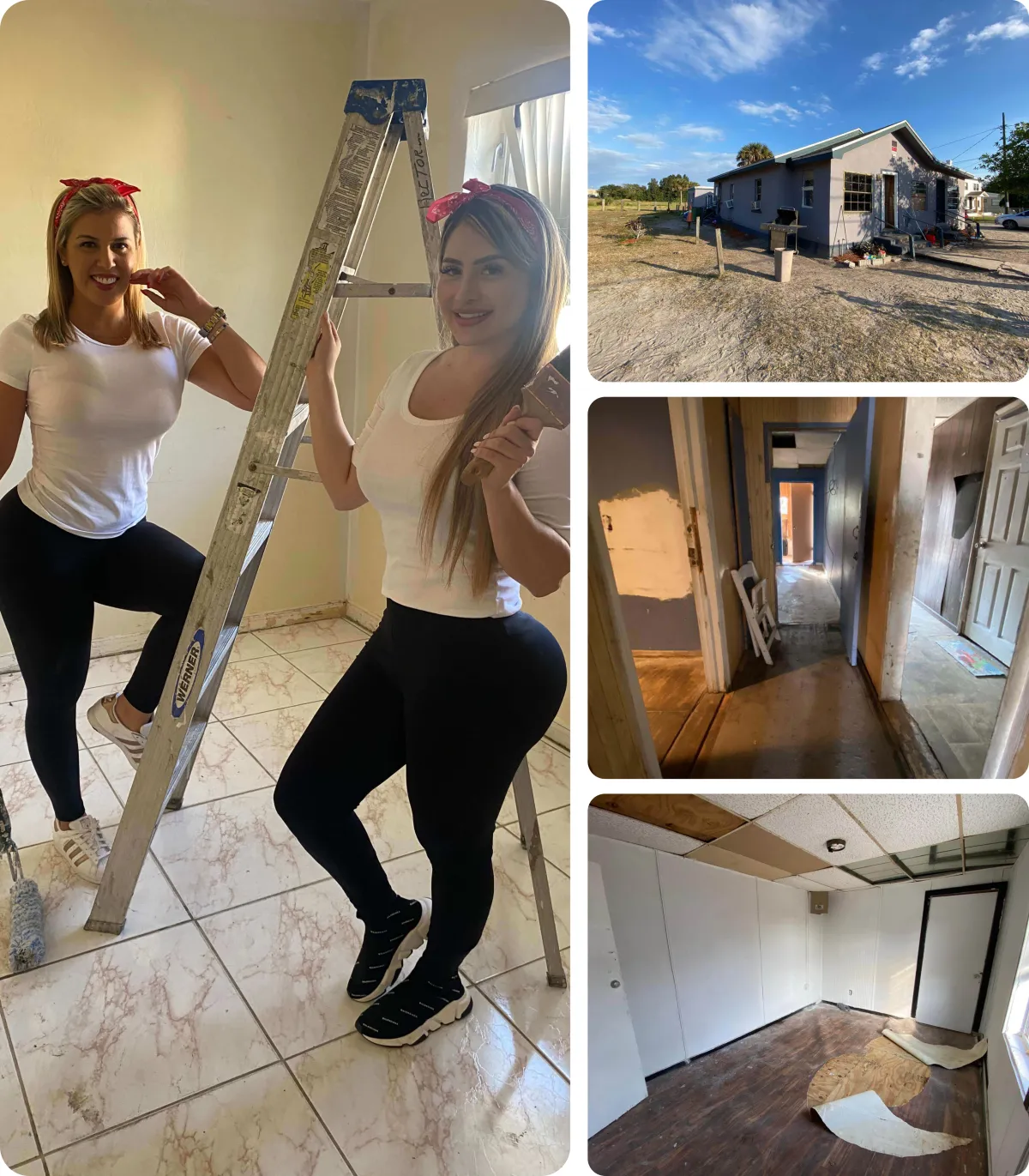 Lake Worth home with fire damage sold as-is.