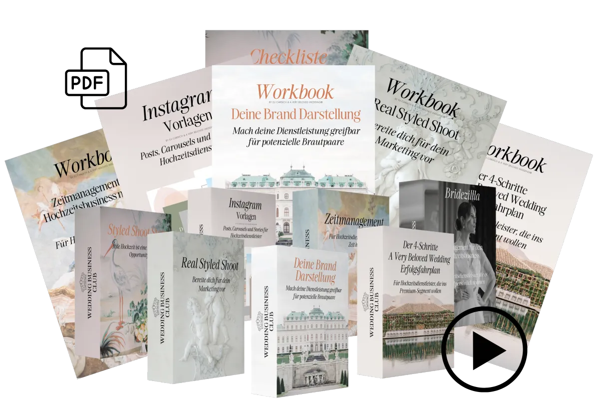 HOCHZEITS-HOCHSAISON SMART KURS für Hochzeitsdienstleister