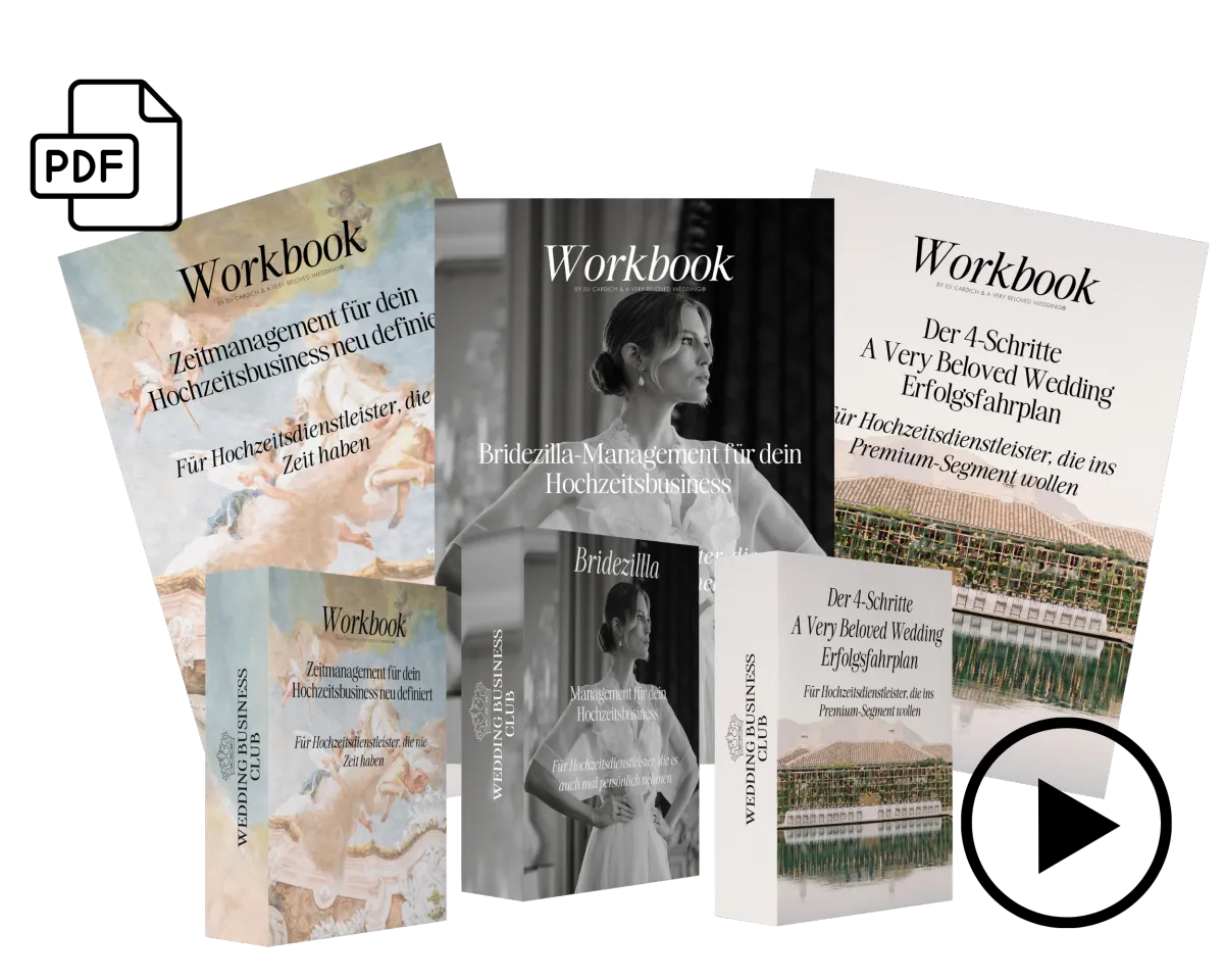 Mehr Brautpaar-Aufträe als Hochzeitsienstleister mit dem Wedding Business Club
