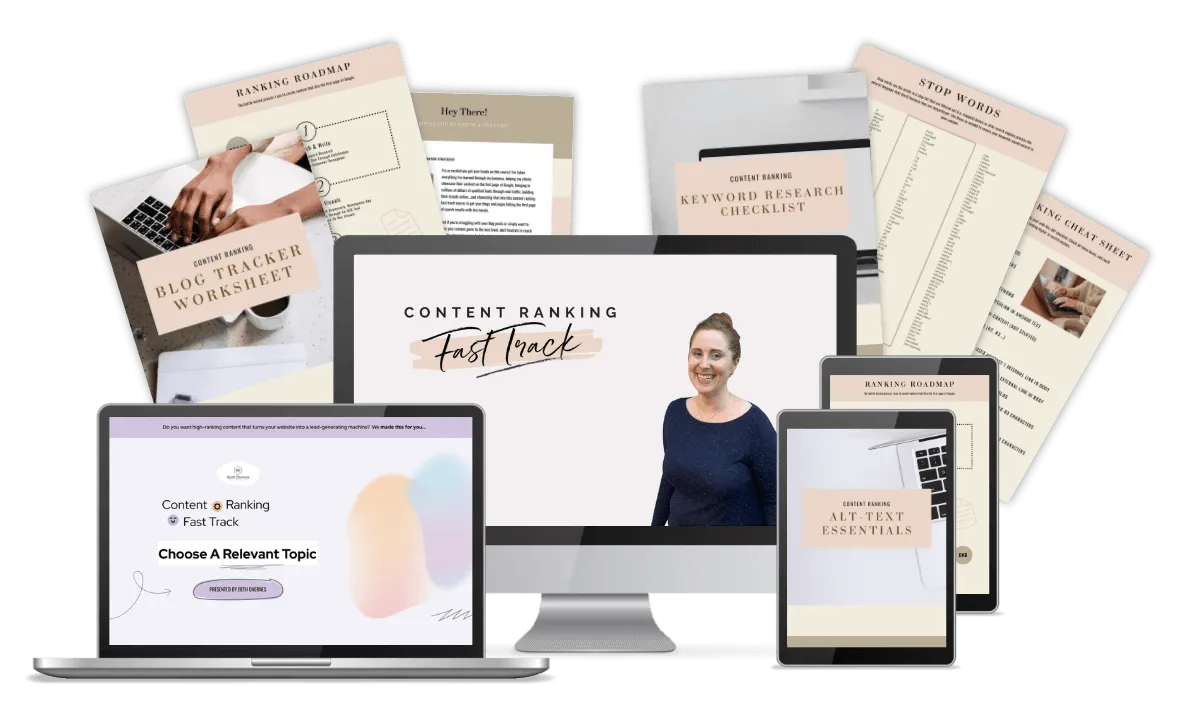 Content Ranking Fast Track Mockup