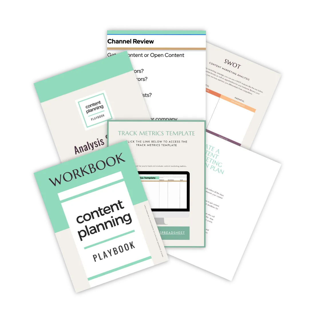 Content Planning Playbook Mockup