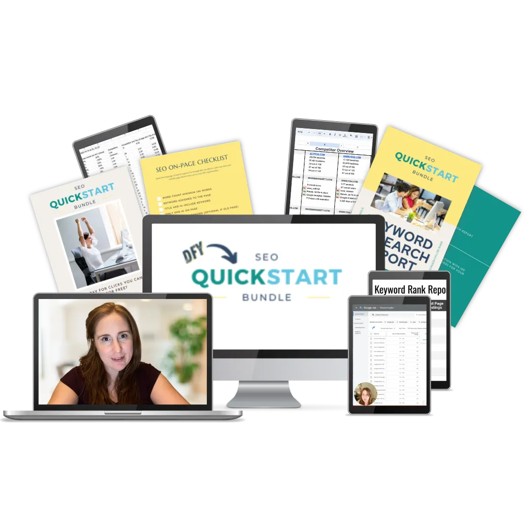 DFY SEO Quickstart Bundle Mockup