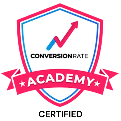 Jules White is Conversion Rate Academy Certified