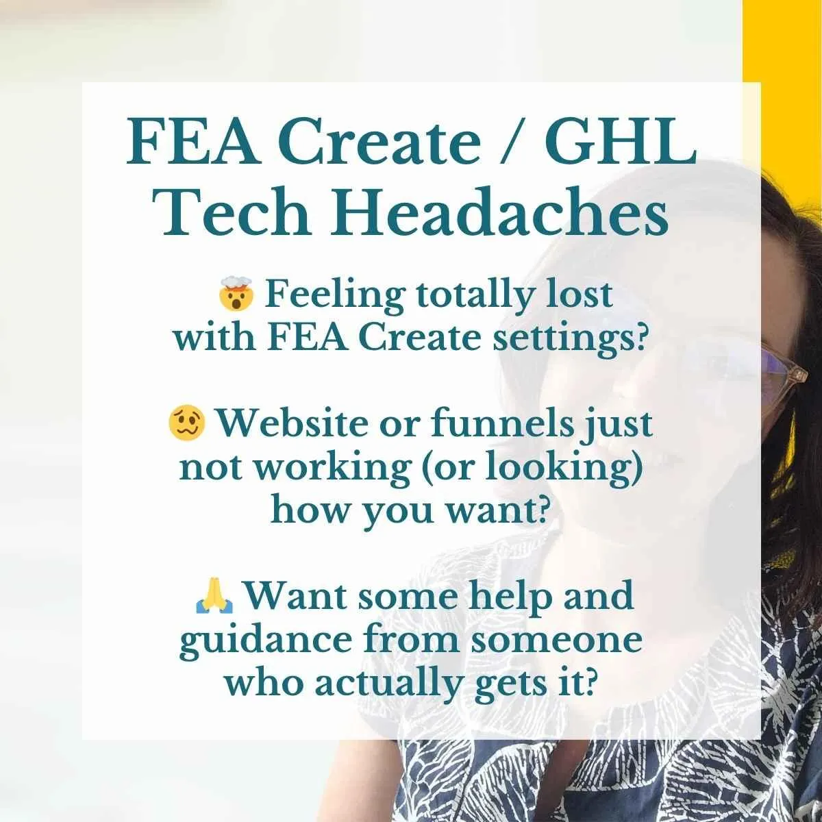 FEA Create/GHL Tech headaches