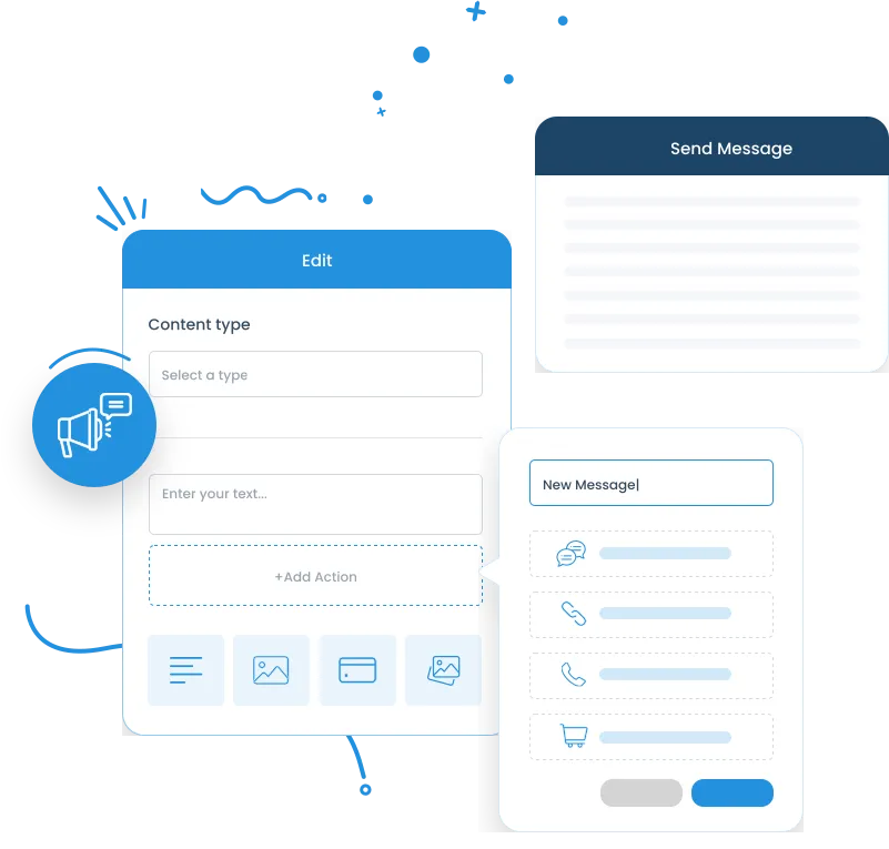Client dashboard showing lead tracking, follow-up automations, and pipeline stages
