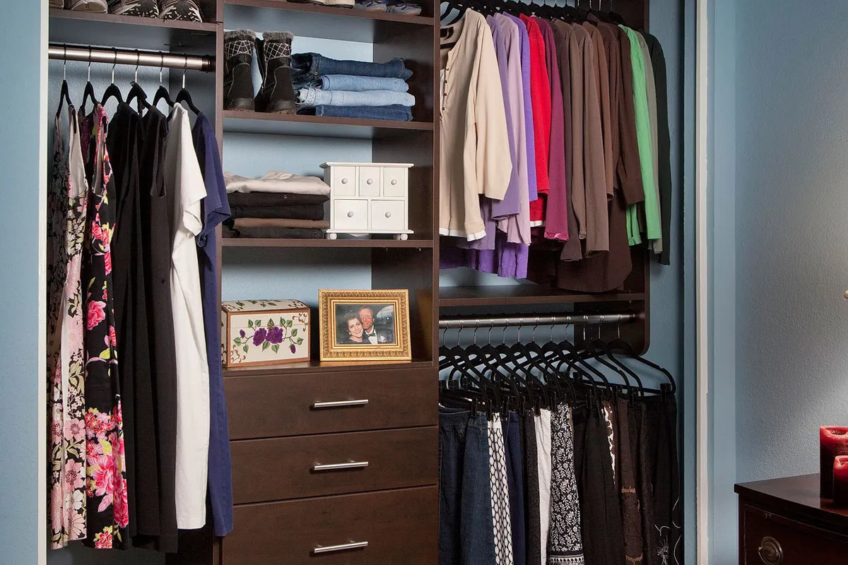 Chocolate Pear Custom Closet System