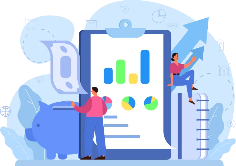 growth of business using Digital marketing vector