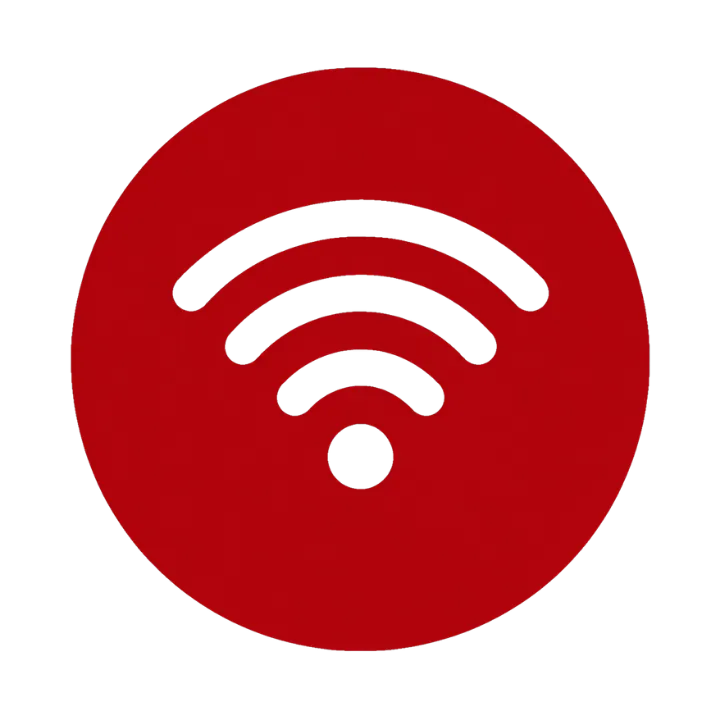 Guest working remotely at Possum Kingdom RV Resort using the park‑wide high‑speed Wi‑Fi