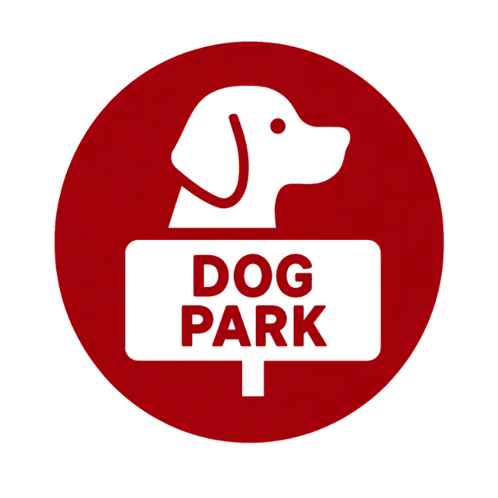 Pets running in the fenced dog park at Possum Kingdom RV Resort