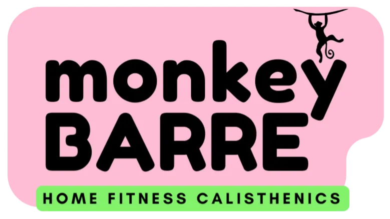 Monkey Barre Fitness text logo with monkey