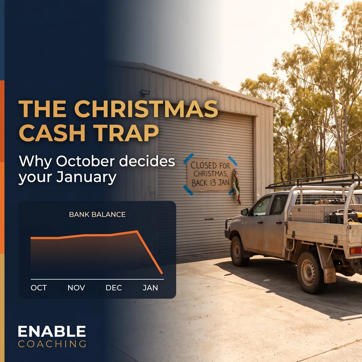The Christmas Cash Trap: Why October Decides Your January