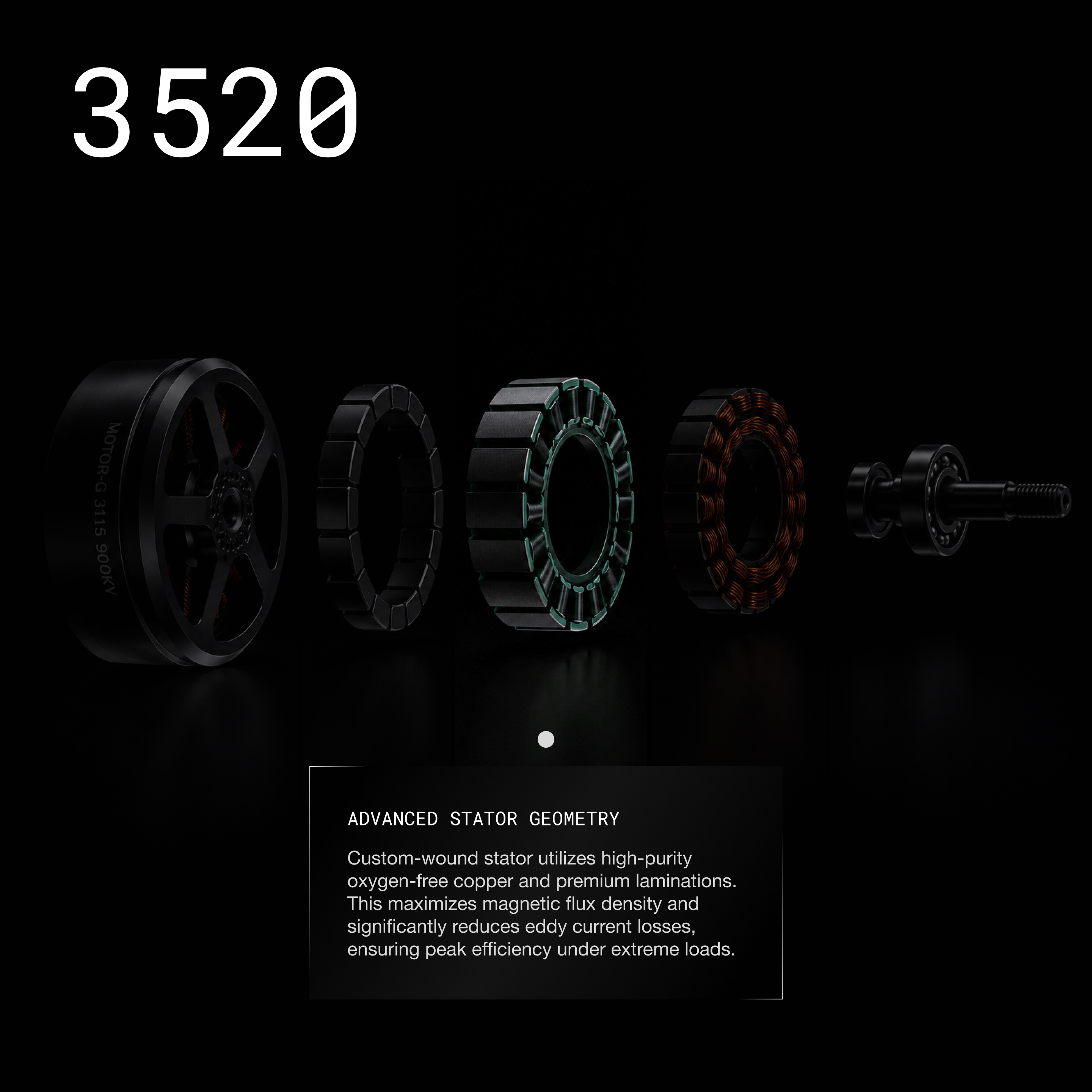 Motor-G MGF 3520 Fixed-Wing UAV Motor — for Aircraft up to 15 kg MTOW – Image 4