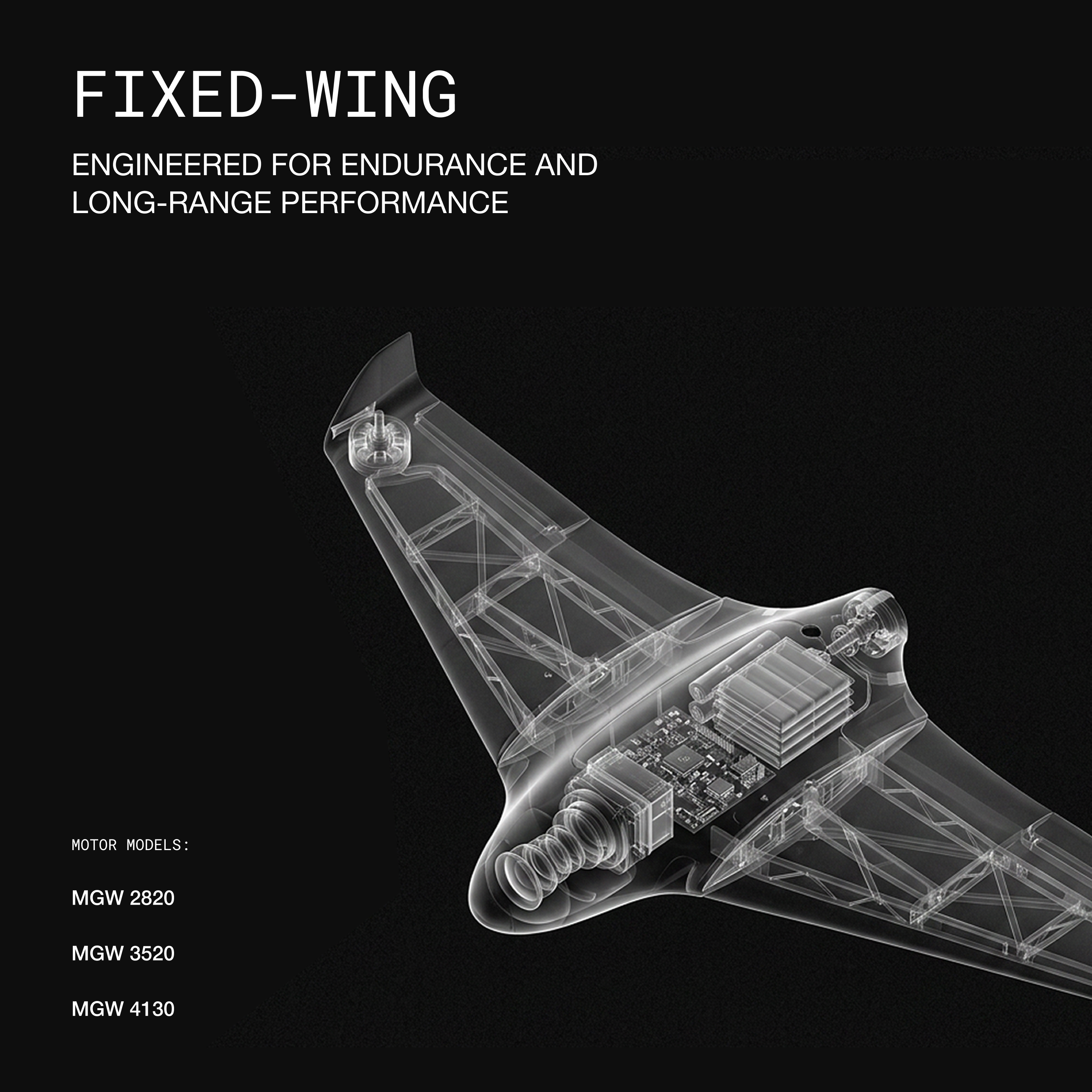 Motor-G MGF 3520 Fixed-Wing UAV Motor — for Aircraft up to 15 kg MTOW – Image 3
