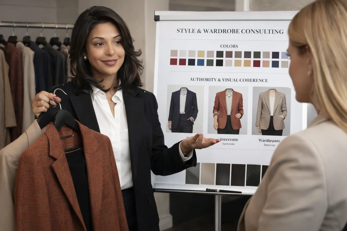 Consultoria de imagem: desenvolvimento de presença e liderança pessoal