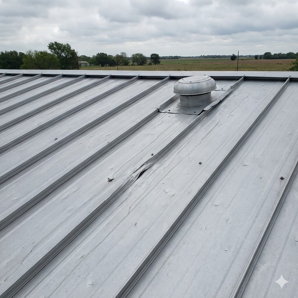Metal Roof Install in Houston