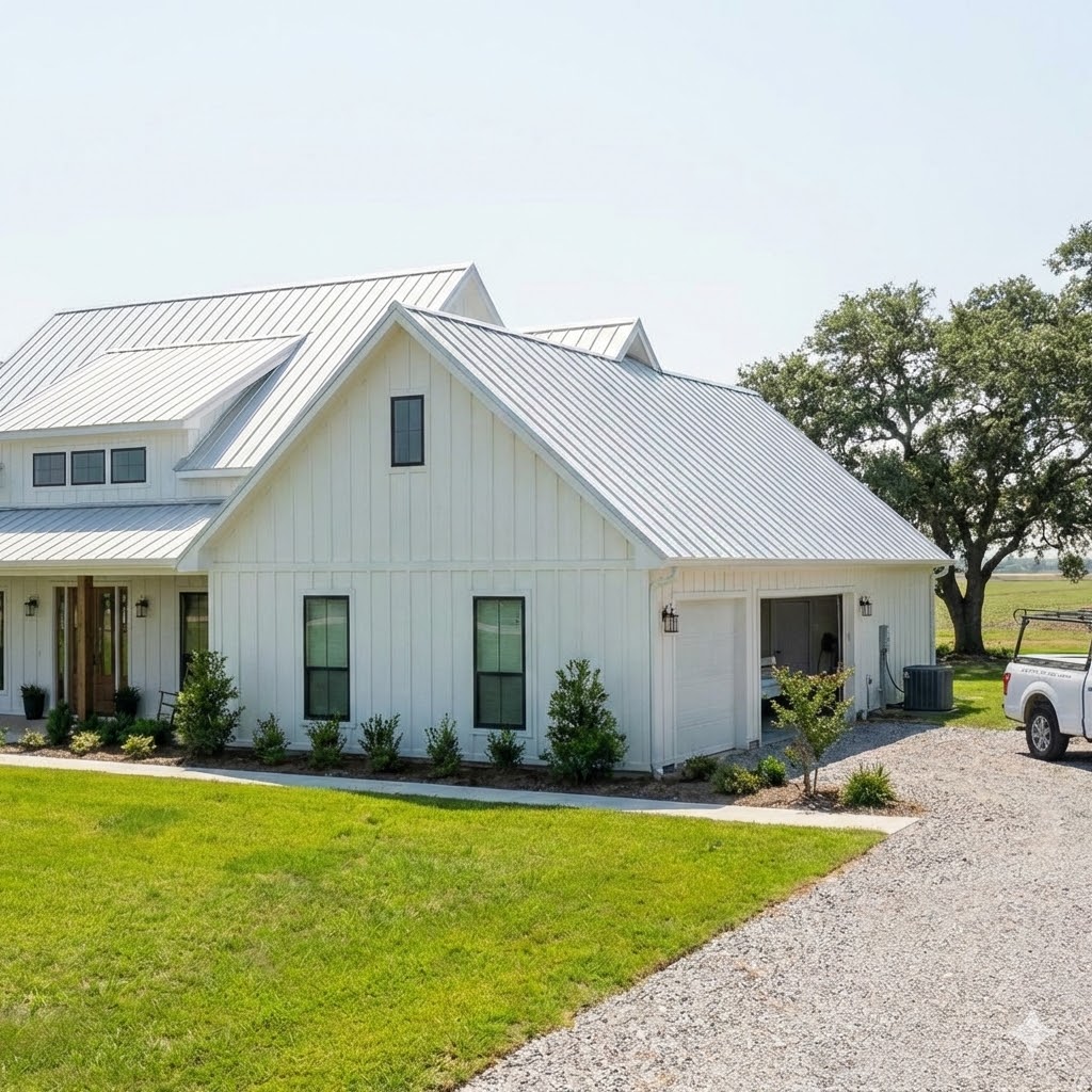 Metal Roof Install in Houston, TX