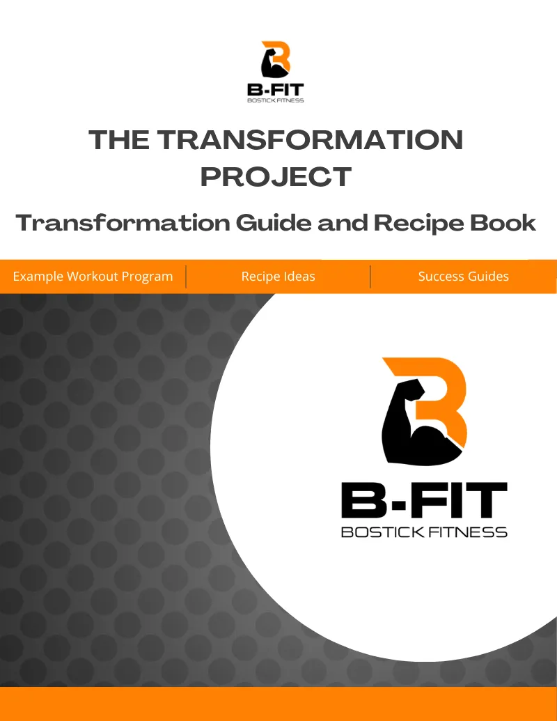 The Transformation Guide by B-Fit - bands and bodyweight program with recipe book