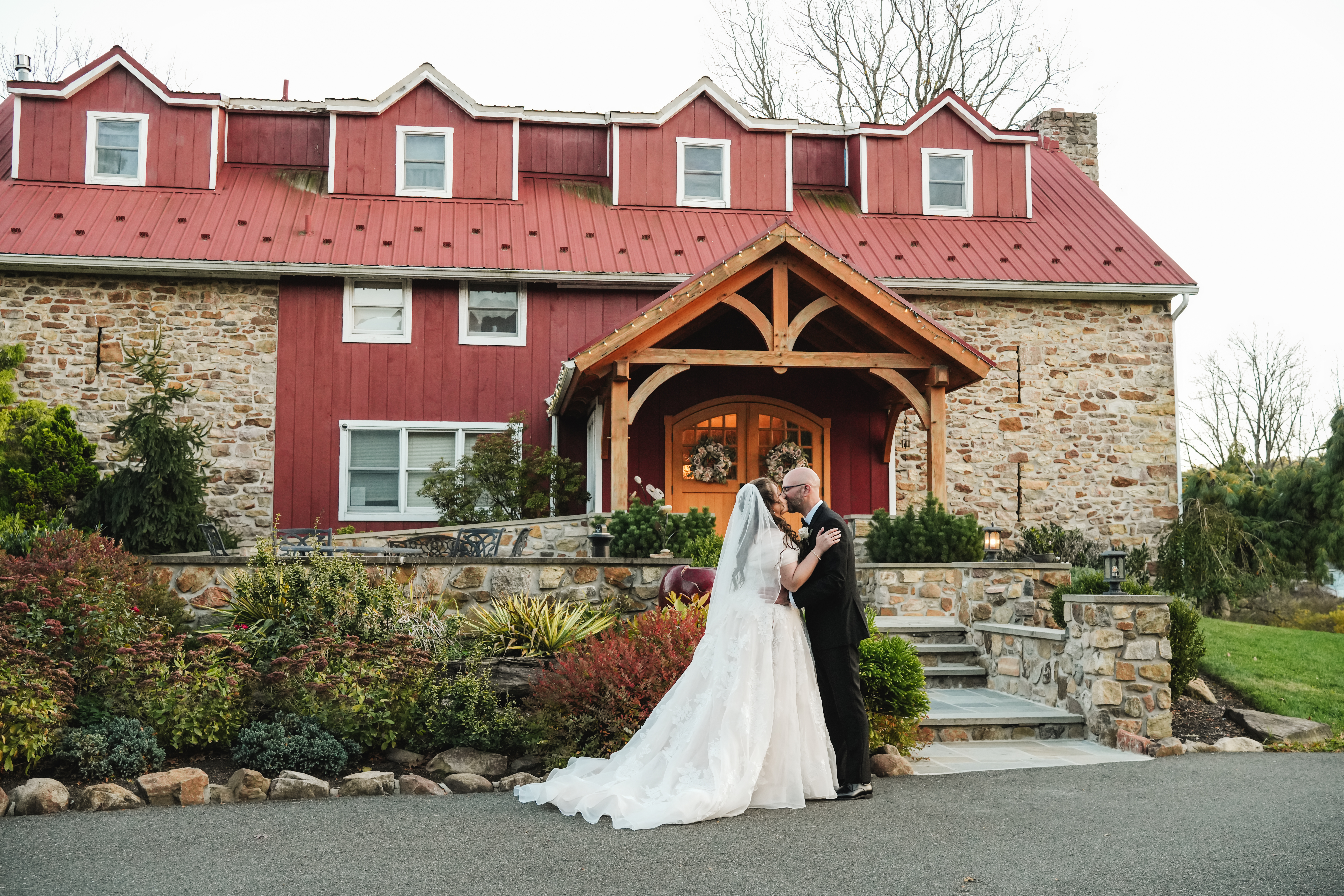 Bride and groom sharing a quiet moment at sunset - Little Wing Photography