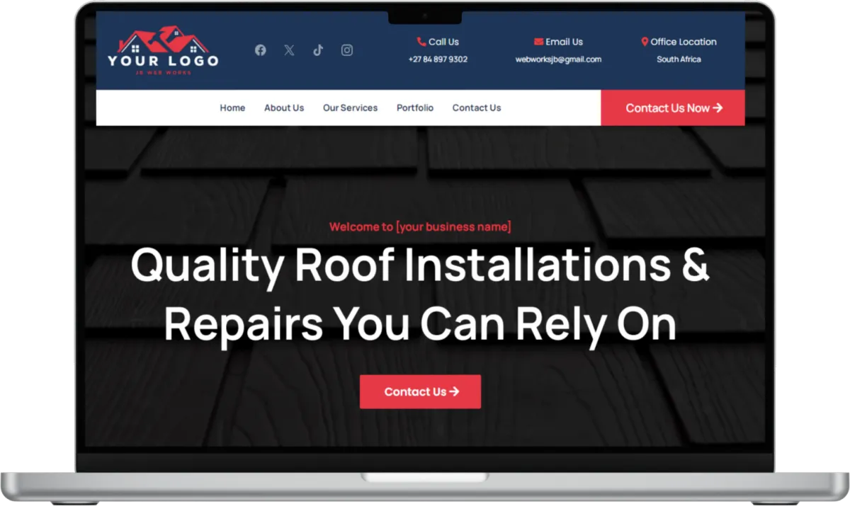Website designed by JB Web Works 