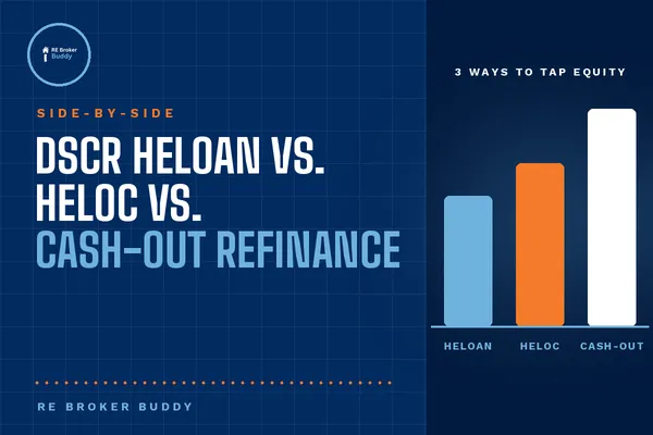 DSCR HELOAN vs HELOC vs cash-out refinance comparison for rental properties